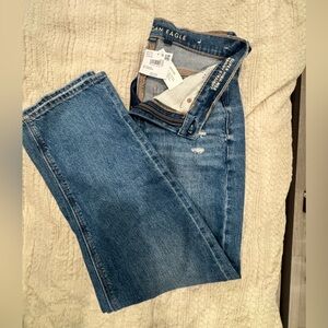 American Eagle Super High Rise Baggy Straight Leg Jeans
